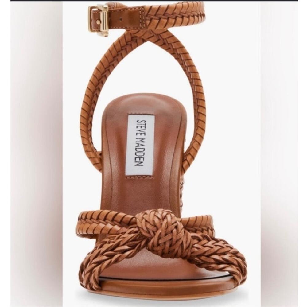 Steve Madden Braided Block Heel Sandals – Size 9M - Picture 2 of 13